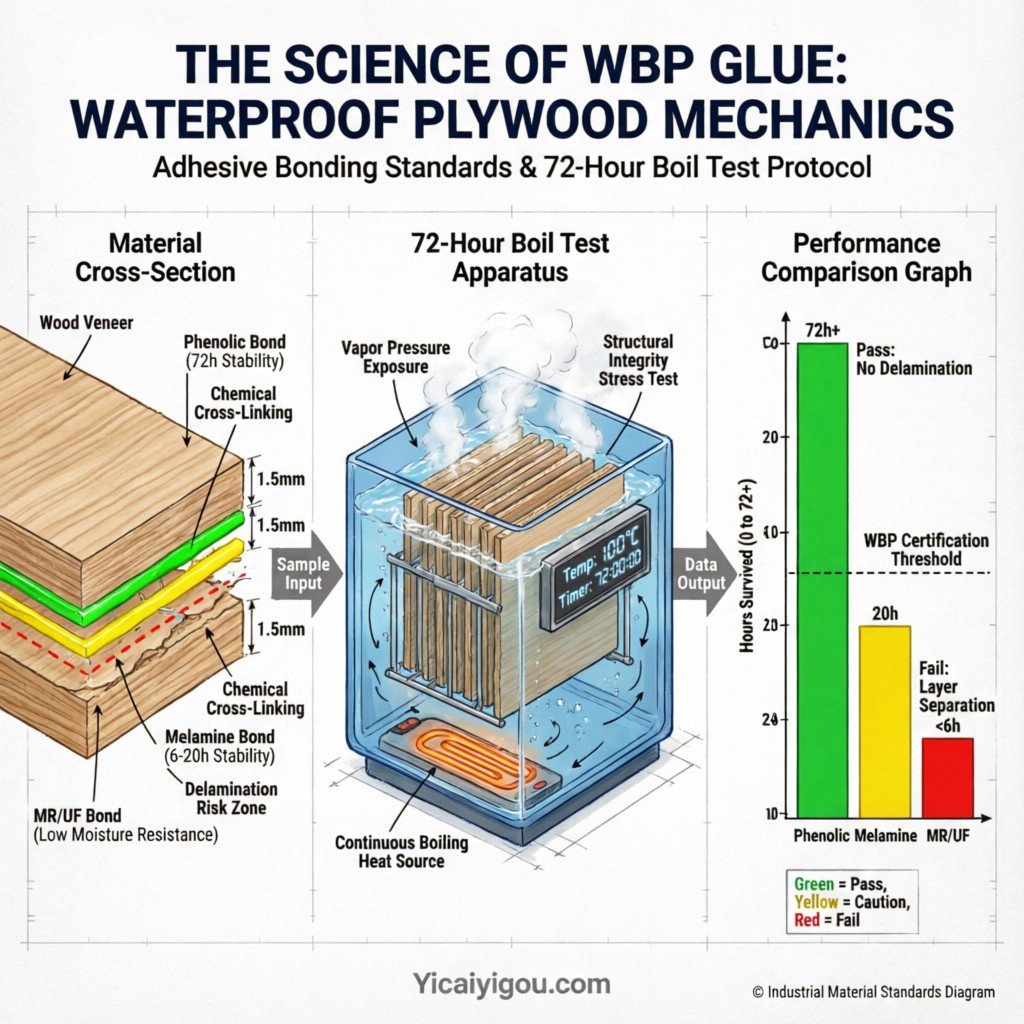 Technical diagram showing plywood grades B/BB BB/CC OVL for Plywood Grades Explained: A Guide to B/BB, BB/CC, and OVL Overlays